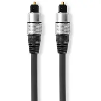 Nedis Câble audio optique - Toslink et spdif - Velleman - 0.75 mètres