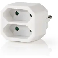 Nedis Stromverteiler TypF Anschl.:Frankr.TypeC 250V 2.5A 1100W ws PSSPL200C1WT