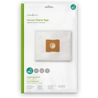 Nedis Sacs à poussière - 10 pièces - Synthétique - Vendu le plus souvent pour : Universal - Blanc