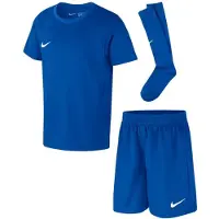 Nike Dri Fit Park Little Kit Short Sleeve Set Bleu 3-4 Years Enfants