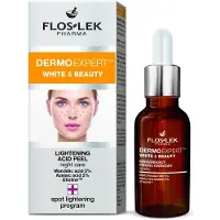 FLOSLEK Dermoexpert Acid Peel Soin de Nuit Illuminateur Contre les Ténèbres de la Peau 30 Ml