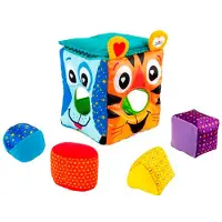 Lamaze Doux Trieur de Forme av. Motifs animaux - Multicolore - - UneTaille - Trieur de Forme