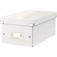 Leitz Boîte d'organisation DVD Click + Store , blanc