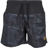 Urban Classics Shorts de bain bleu fumé / bleu-gris / noir
