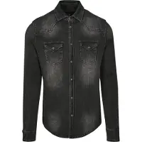 Brandit Chemise 'Riley' noir denim