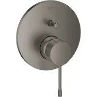 GROHE Essence New partie apparente pour mitigeur de baignoire encastré avec inverseur brushed hard graphite 24058AL1 24058AL1