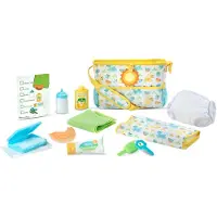 Melissa & Doug Ensemble de voyage pour poupées Mine to Love - Ensemble de jeu de 17 pièces