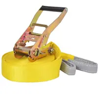 vidaXL Corde lâche pour slackline 15 m x 50 mm 150 kg Jaune 142667