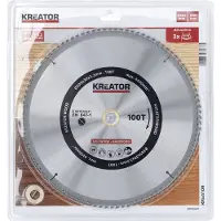 Kreator 305x30x3.2 Mm 100t Wood Circular Saw Disc Argenté