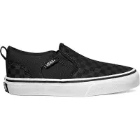 Vans Baskets Vans Enfant Asher Checkers Black-Taille 27