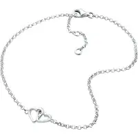 Elli Bijoux de pied 'Herz' argent