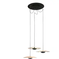 Marset Suspension , Bois, Aluminium