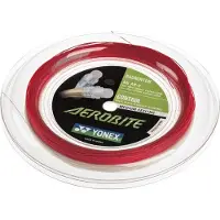 Yonex Aerobite 200 M Badminton Reel String Rouge 0.67 mm / 0.61 mm