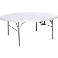 Bolero Table ronde| Pliante par le centre | 1,8m