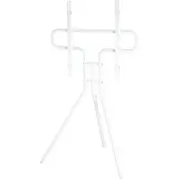 Hama Support TV design chevalet blanc jusqu'à 75