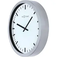 Nextime klok 3031 Magic - Stripe, 25x35.2 cm, Mur, Blanc