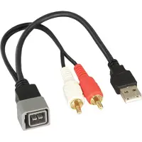 Connects2 Cable de remplacement USB AUX compatible avec Nissan 09-19 voir liste