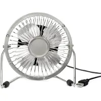 Kikkerland Gadget Mini-ventilateur USB en métal