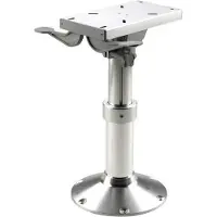 VETUS Sliding Gas Adjustable Seat Foot Argenté 50-60 cm