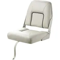 VETUS First Mate Deluxe Folding Seat Argenté