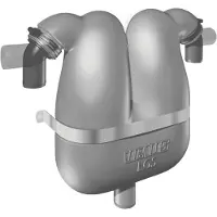 VETUS Lgs 38 Exhaust Gases Separator Argenté 45 mm