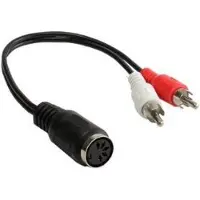 GOOD CONNECTIONS AD-2CS5B Audio Adapter Cinch St.-5-pol DIN Bu.
