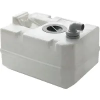 VETUS Btankc 60l Sanitary Water Tank Blanc 68.2 x 37.3 x 36.2 cm