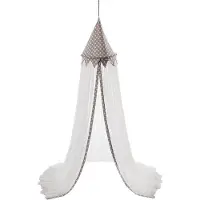 Howa canopy bed play tent with canopy for children's room 'Betty' grey / white 8510