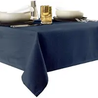 De Witte Lietaer Tafellaken De Witte Lietaer Gibson Midnight Blue-Ø 170 cm