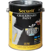 Securit Vernis pour tableau PAINT, noir, 2,5 litres