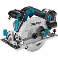Makita Scie circulaire 165mm sur accu LXT 18 V + 1x BL1850B + Makpac - DHS680T1J