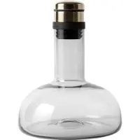 Audo Copenhagen Wine Breather Carafe Smoke|Brass