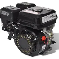 vidaXL Moteur à essence 6,5 CV 4,8 kW noir
