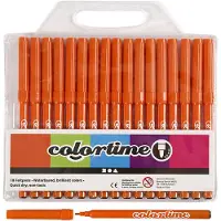 Creativ Company Crayons orange, 18 pièces