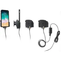 Brodit 727013 - Téléphone portable/Smartphone - Support actif - Voiture/Intérieur - Noir, Support pour smartphone, Noir