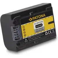 PATONA Np-Fv50 (Batterie de l'appareil photo), Alimentation pour appareil photo, Noir