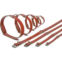 Beeztees BZ COLLIER EN CUIR ROUGE 52X20 (Chien, Général)