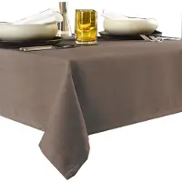 De Witte Lietaer Tafellaken De Witte Lietaer Gibson Walnut-Ø 210 cm
