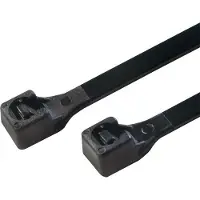 Logilink KAB0002B Kabelbinder, 150 x 2,5 mm, Nylon, schwarz