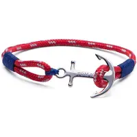 Tom Hope Bracelet bleu arctique, (16.50 cm, Argent, Matières plastiques)