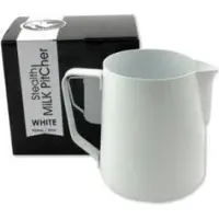 Rhinowares Pichet à lait en téflon 600 ml blanc