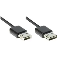 GOOD CONNECTIONS USB2.0 Kabel EASY A-A schw. 1m