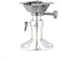 VETUS Manually Swivel Adjustable Seat Foot Argenté 50.5-63.5 cm