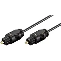 KASH Câble De Raccordement Kash 30l504 [1x Toslink Mâle (odt) - 1x Toslink Mâle (odt)] 3.00 M Noir Contacts Dorés D23054