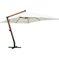 vidaXL Parasol 300x400 cm blanc