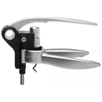 Le Creuset 174 Tire-Bouchon À Levier Screwpull Lm250 Aluminium Brossé, Avec Coupe-Capsule.