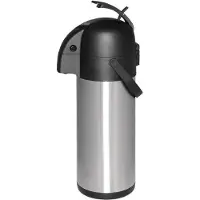 Olympia acier inoxydable | Pichet à pompe | 4 litres
