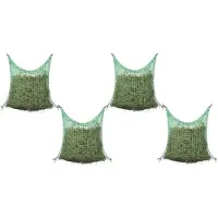 vidaXL Filets à foin 4 pcs. Carré 0,9x1 m PP