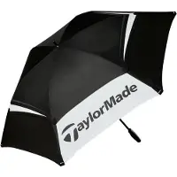 TaylorMade Double Canopy Parapluie White/Black 68"