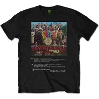 The Beatles T-shirt Sgt Pepper 8 Track M Noir